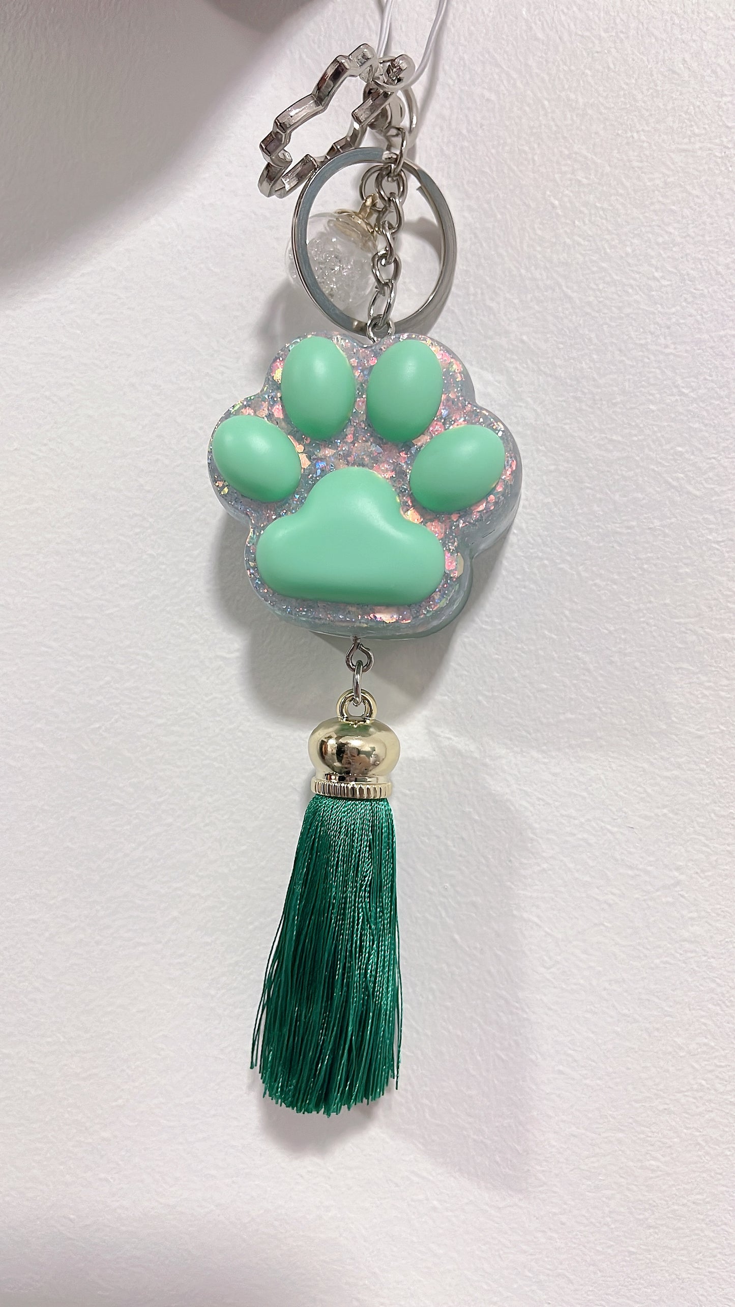 Creative Resin Cats Claws - Liquid Quicksand Keychain Keyring