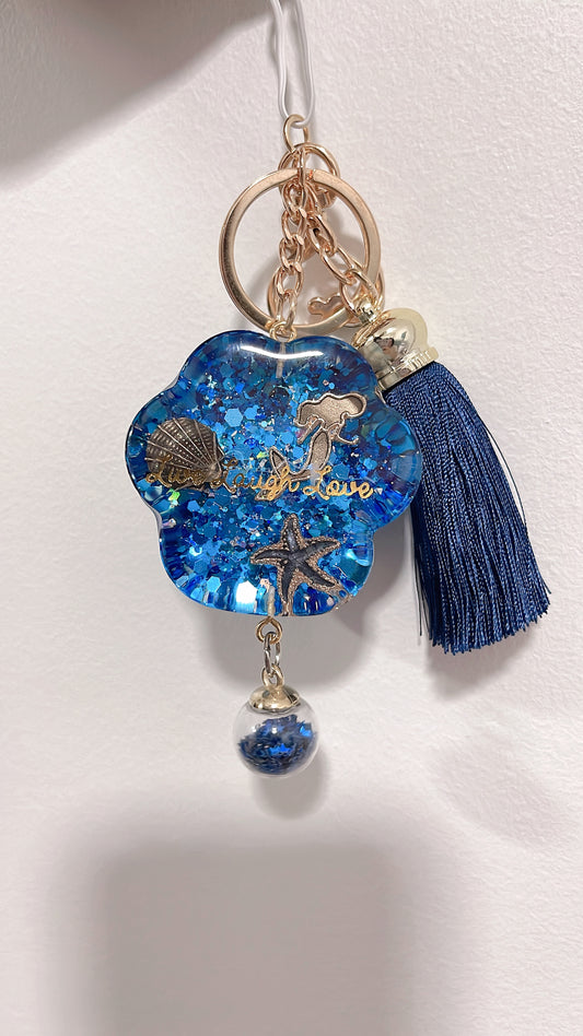 Creative Resin Cats Claws - Ocean Features Keychain Keyring