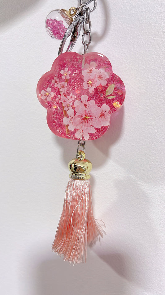 Creative Resin Cats Claws - Plum Blossom Keychain Keyring