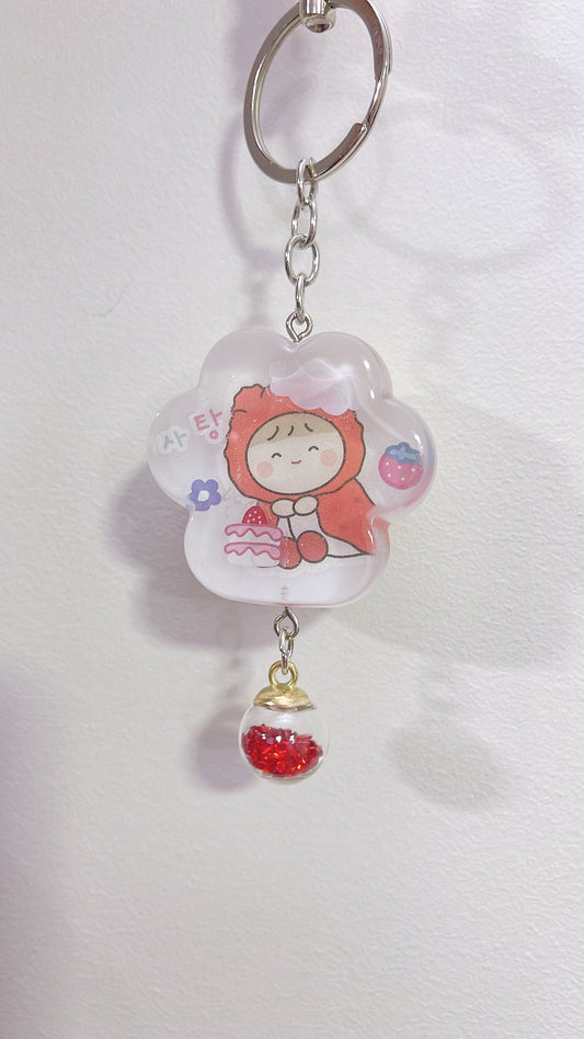 Creative Resin Cats Claws - Cartoon Keychain Keyring