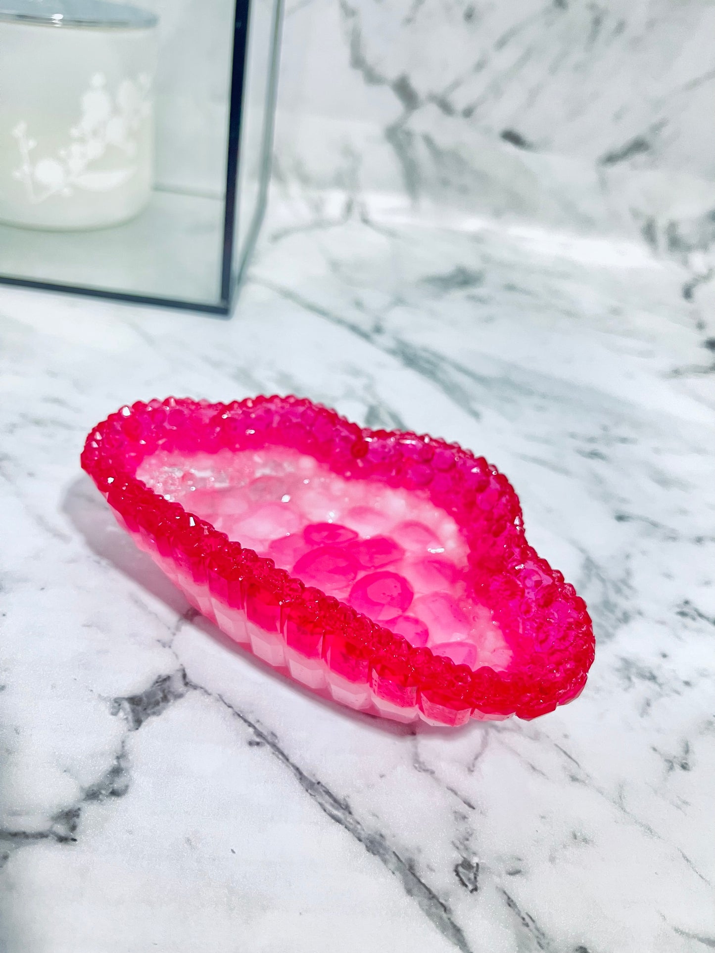 Creative Resin - Pink Diamond Clouds Jewellery Case
