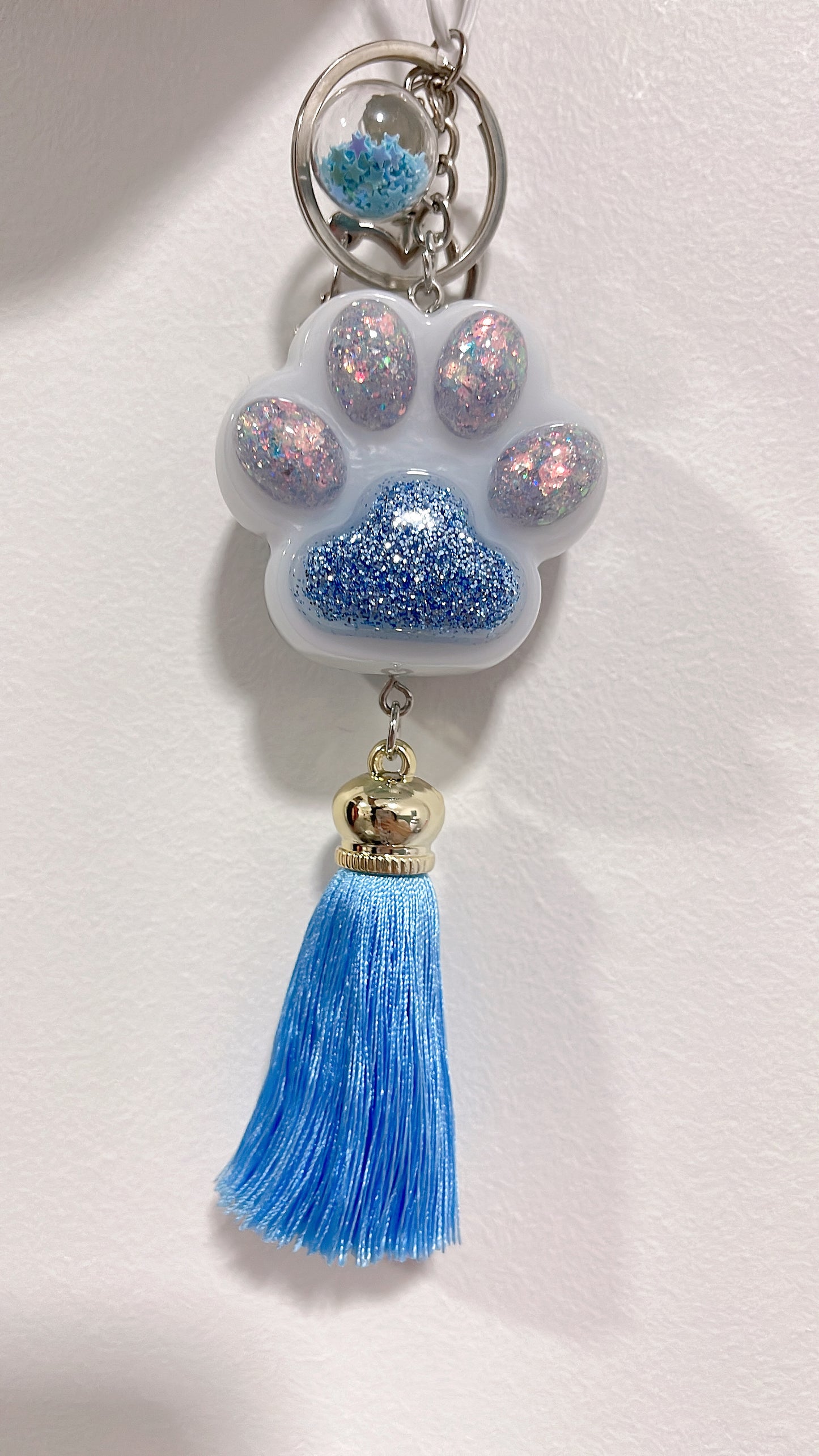 Creative Resin Cats Claws - Butterfly Keychain Keyring