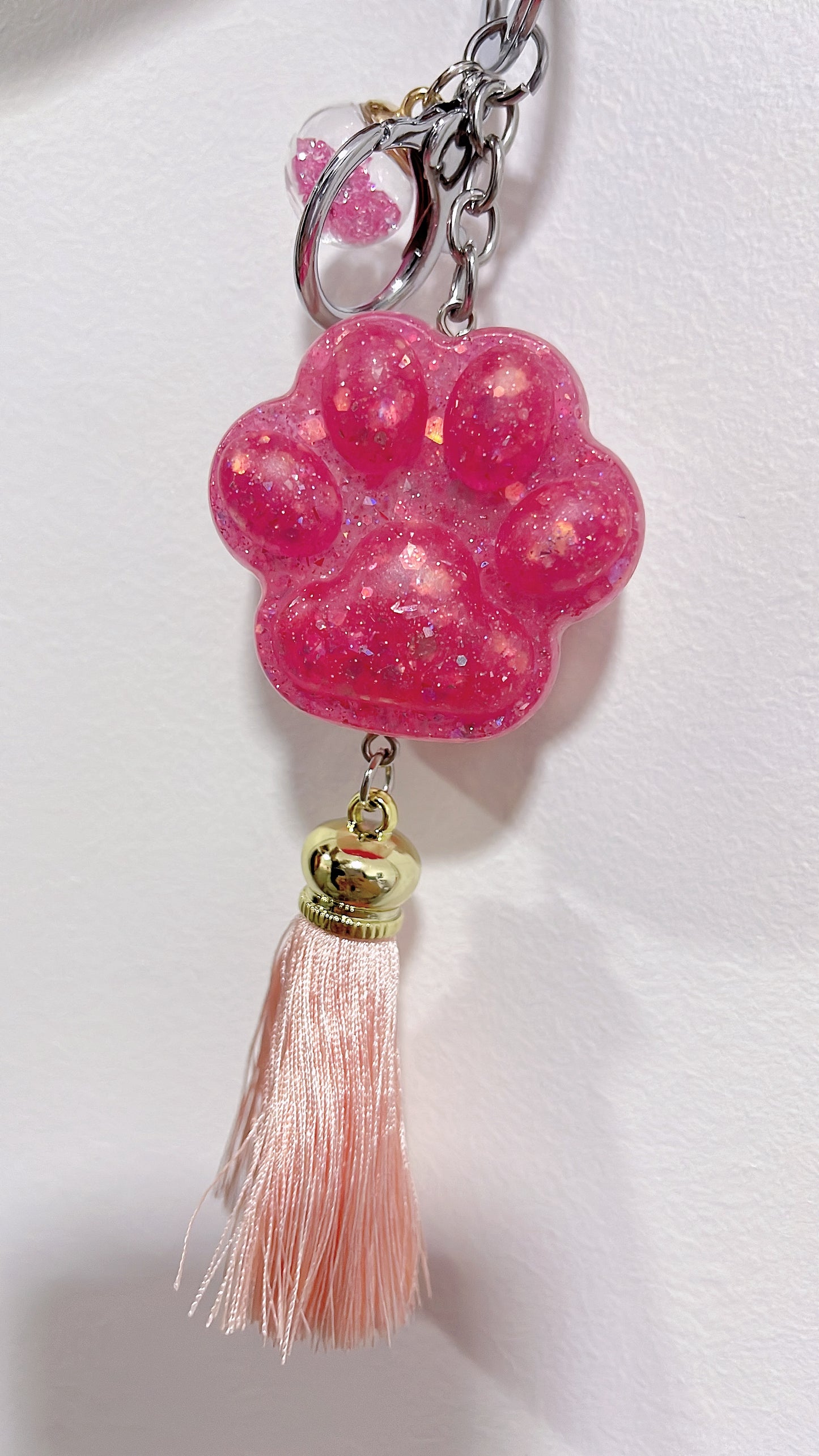 Creative Resin Cats Claws - Plum Blossom Keychain Keyring