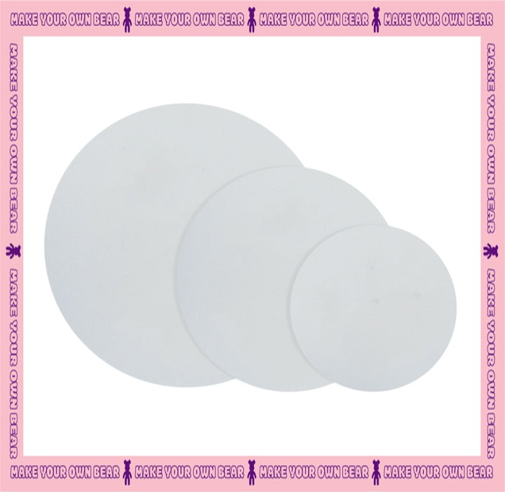 Round Canvas Board White 6inch 8inch 10inch