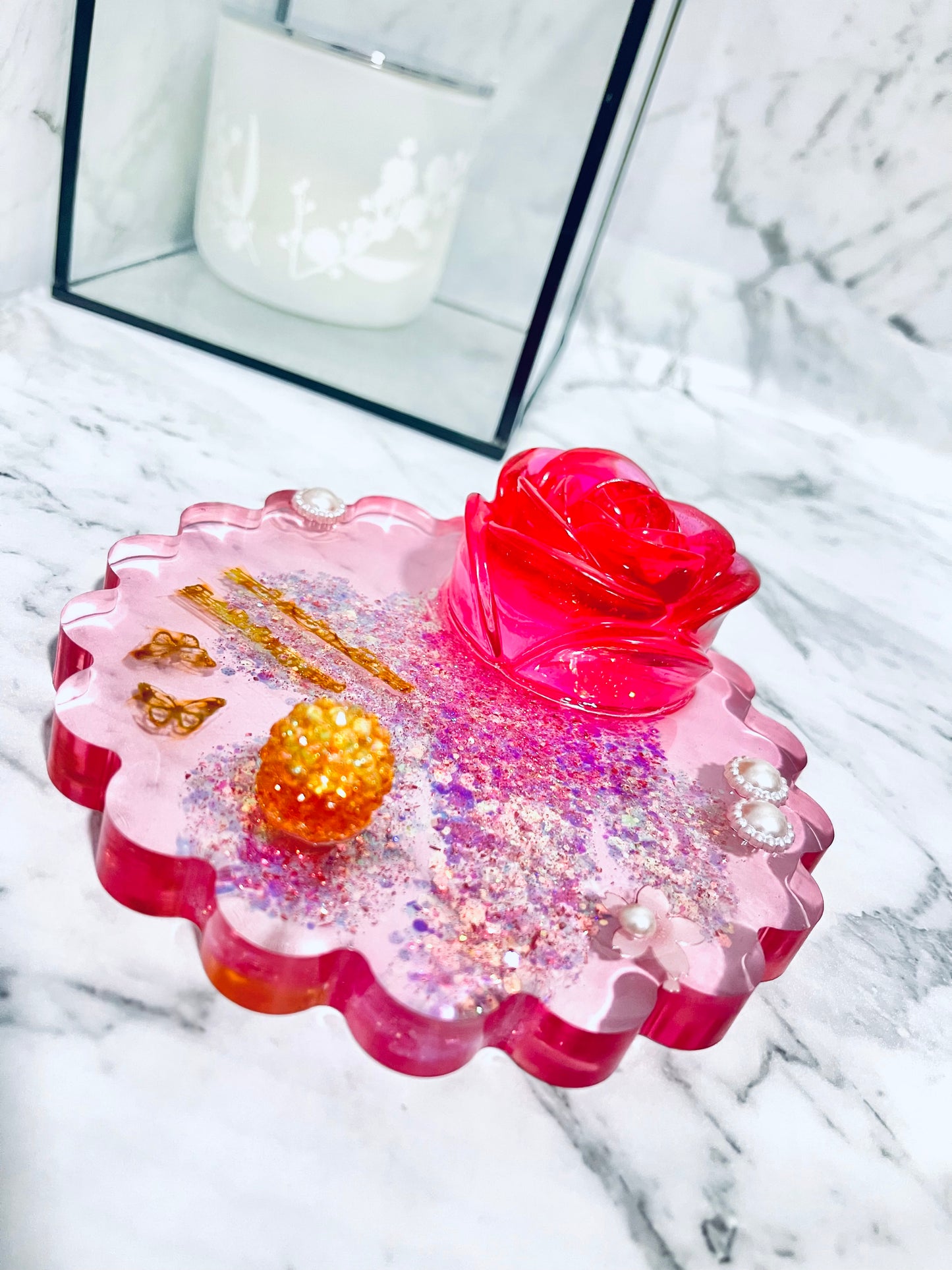 Creative Resin - Flower Phone Stand